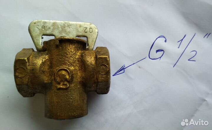 Газовый кран резьба G1/2