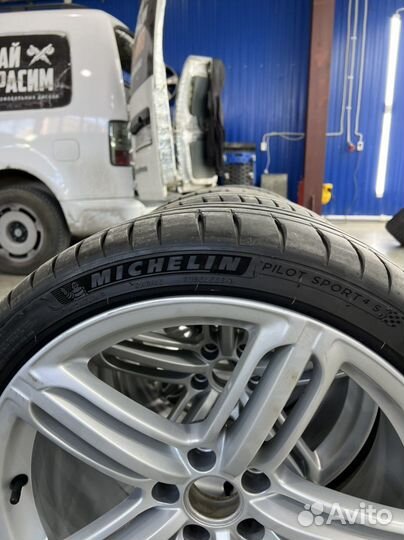 Диски Audi с резиной michelin pilot sport 4s