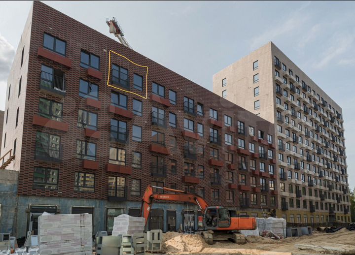 Квартира-студия, 27,5 м², 6/6 эт.