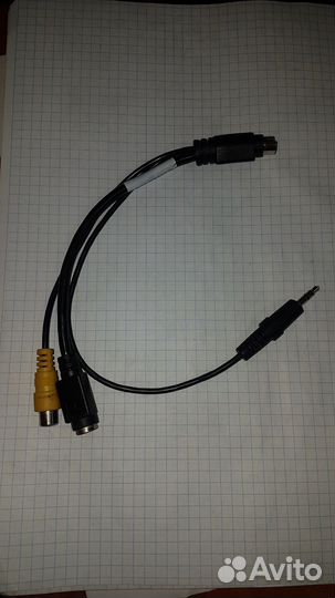 Кабель миниDIN-8 Jack3.5мм+RCA+мини DIN-4