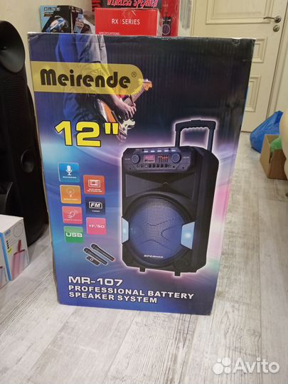 Мощная эстрадная колонка meirende mr-107