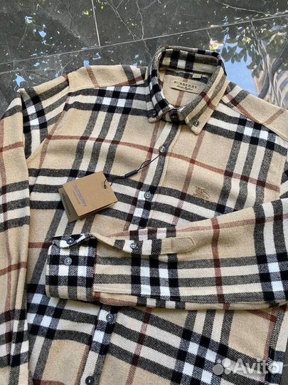 Burberry рубашка в клетку