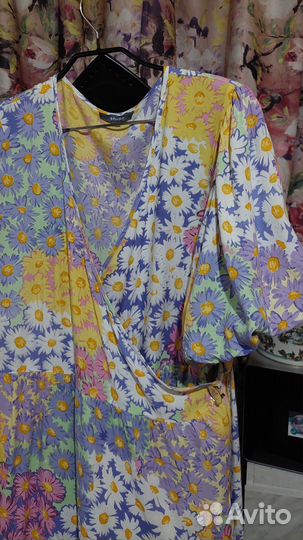 Платье с запахом р.56-58 Studio Англия