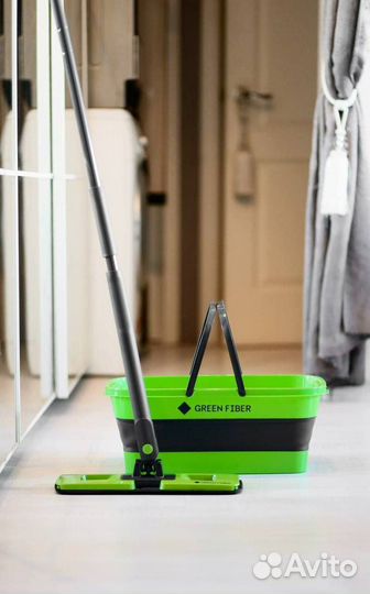 Швабра с отжимом гринвей