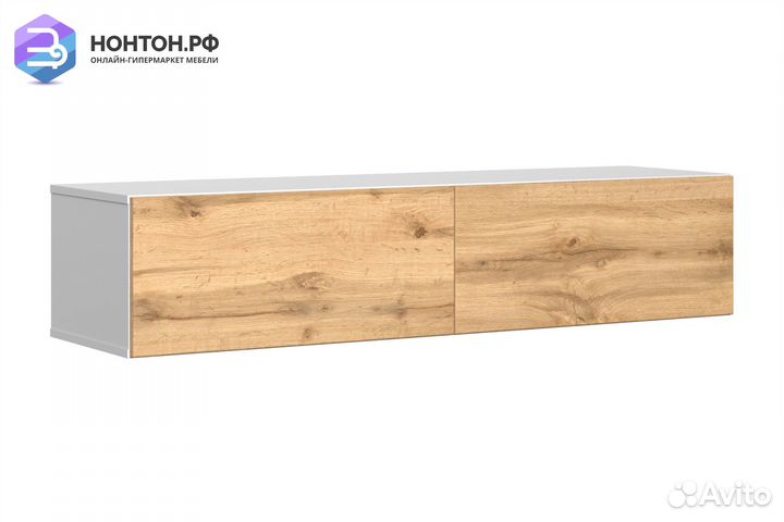 Тв-тумба somero белый / дуб вотан