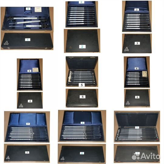 Набор термометров лабораторных фрг Германия