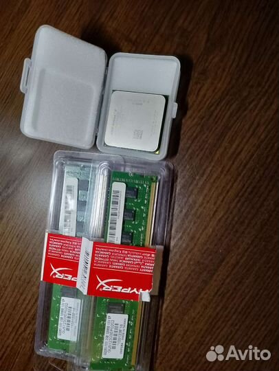 Процессор amd athlon 2 x4, ddr3 2gb две плашки