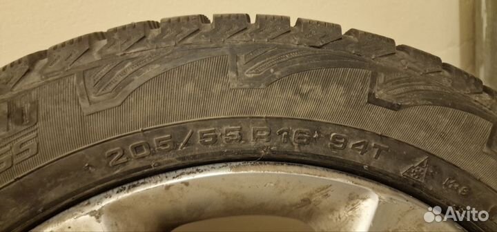 Зимние колеса,с дисками r16 VAG(оригинал)