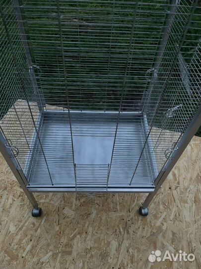 Большой вольер. клетка для попугая. доставка