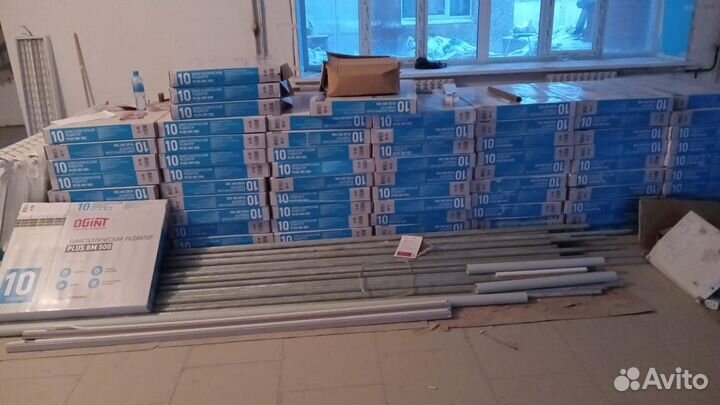 Радиатор биметал Plus вм 500 10 секц 1200Вт Ogint