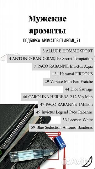 Мужские парфюмы