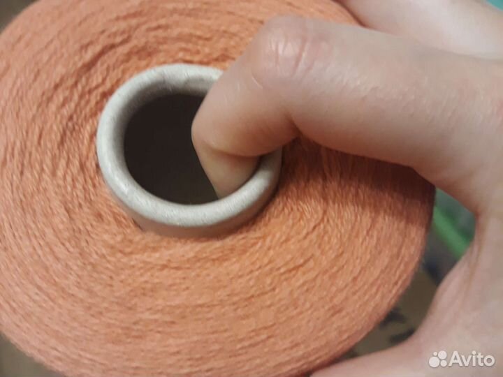 Пряжа zegna baruffa cashwool персик 500 г