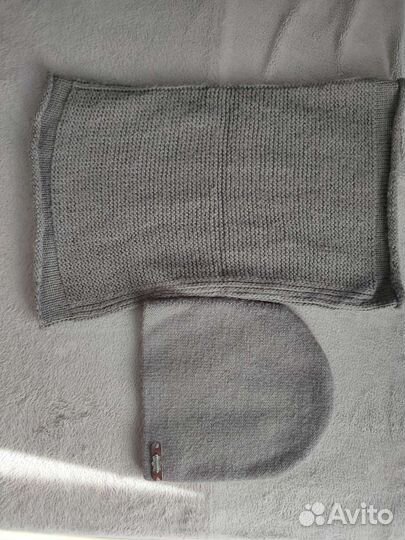 Комплект шапка и снуд женский