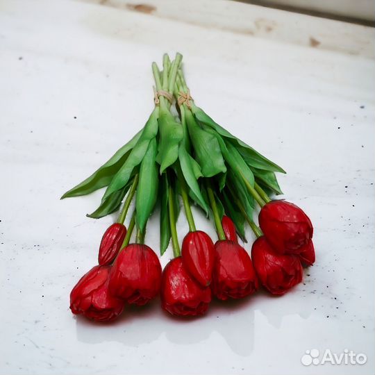 Тюльпаны силиконовые 40см