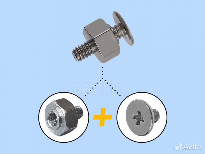 Комплект фиксации M.2 SSD дисков для asus mini-ITX