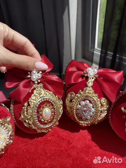 Елочные игрушки ручной работы