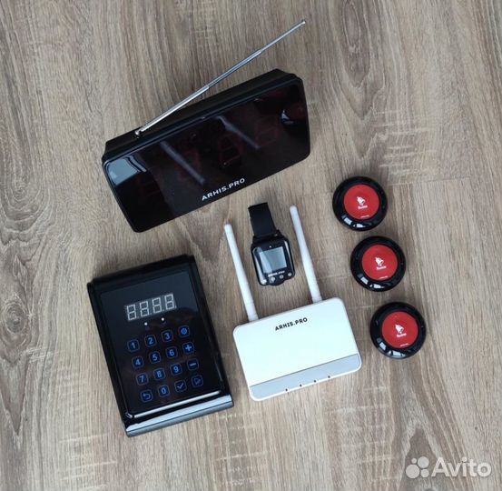 Кнопка вызова официанта,часы, табло, пульт, репите