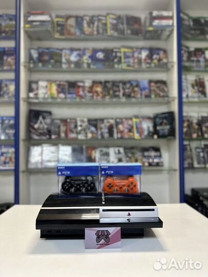 Игровая приставка ps3 с играми/гарантия