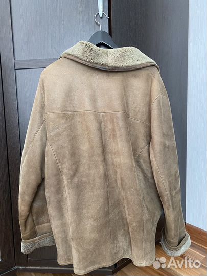 Кожаная дубленка мужская