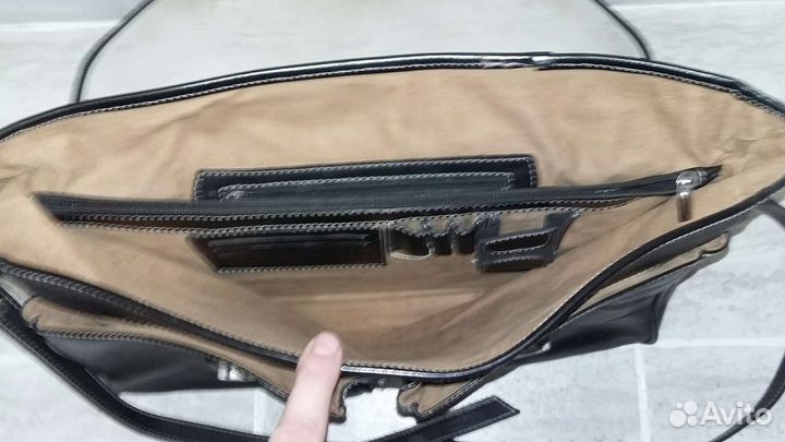 Мужской кожаный портфель