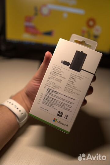 Адаптер и аккумулятор для геймпада xbox оригинал