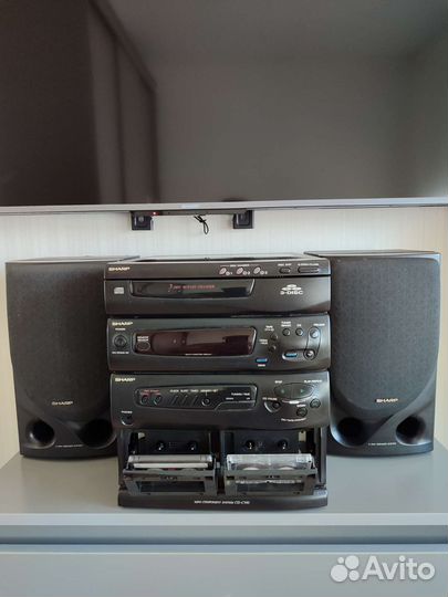 Музыкальный центр sharp CP-C550(BK)
