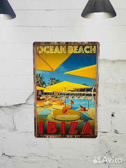 Декор на стену Ocean Beach Ibiza