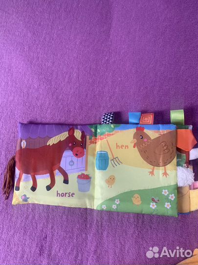 Мягкие развивающие книжки