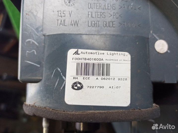 Задний фонарь правый Bmw E70