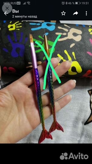 Кисти для маникюра, стеки продано, подушка