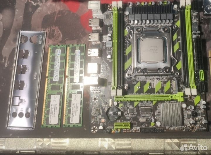 Комплект материнка+проц+память 2650 v2 32gb ddr3