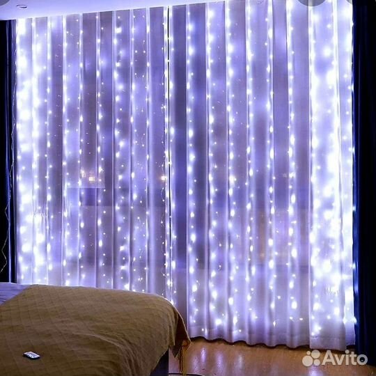 Гирлянда штора