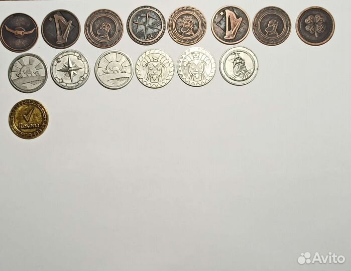 Коллекционные монеты из пятерочки
