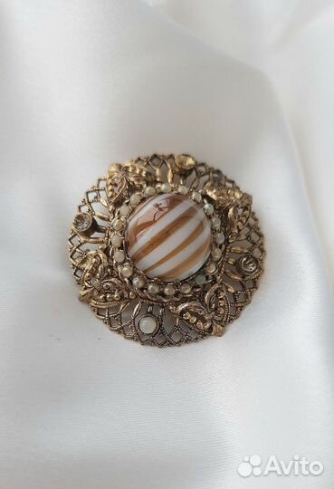 Брошь винтаж Чехия