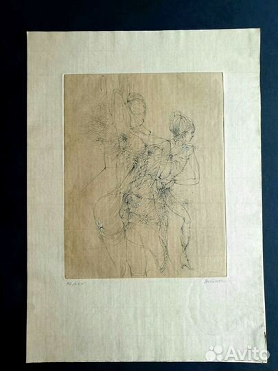 Ханс Беллмер гравюра сюрреализм Bellmer 1968г