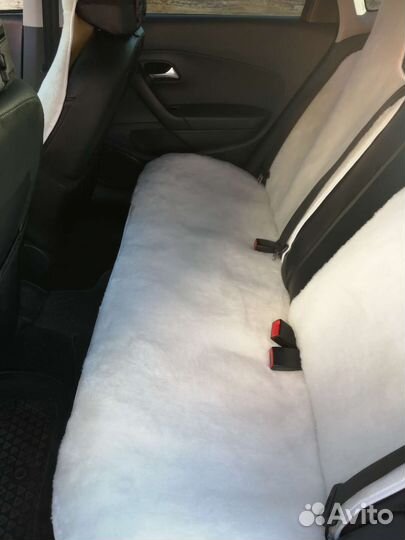 Меховые накидки из овчины на сидения пара (2шт)