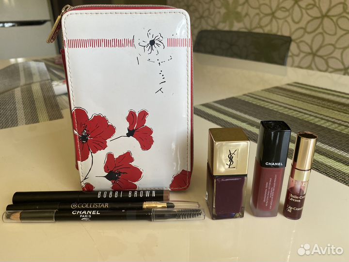 Chanel Clarins Bobby Brown косметика набор