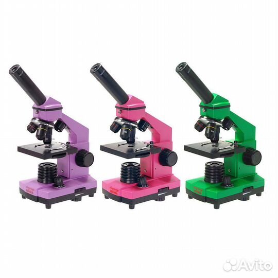 Микроскоп Микромед «Эврика» 40х–400х, аметист