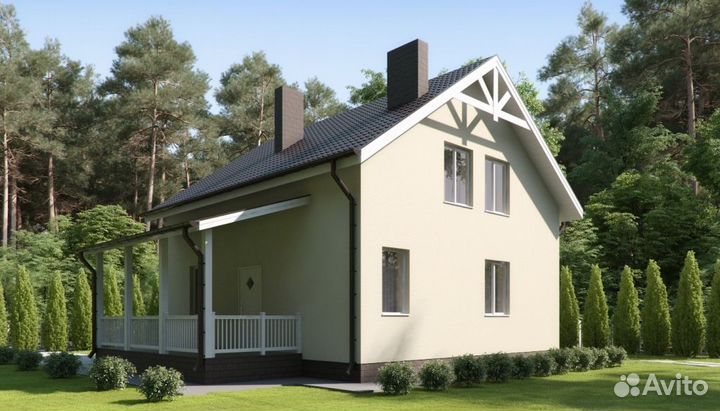 Проект дома для ипотеки и строительства - 134,1 м2