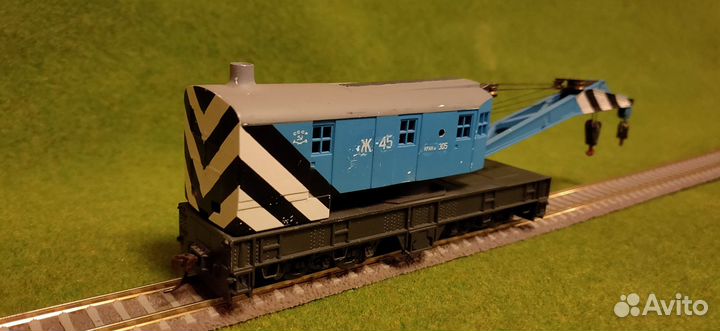 Железная дорога. Ж.Д. Кран 1 87. Рама металл