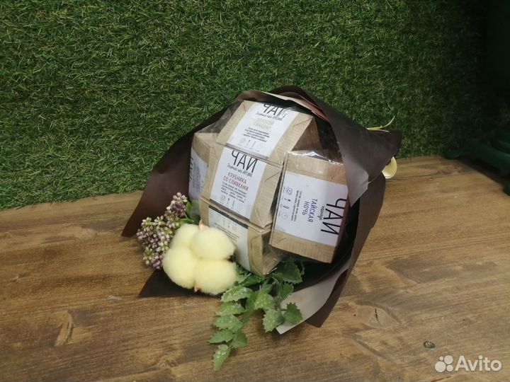 Букет из чая и кофе