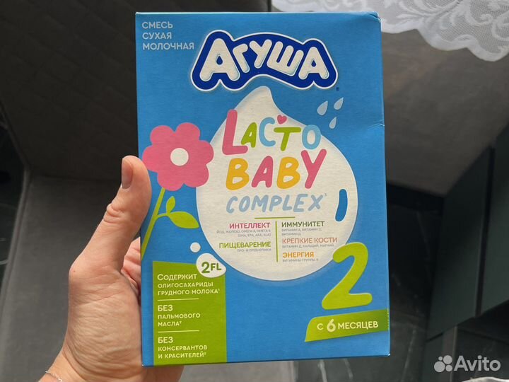 Агуша lacto baby 2