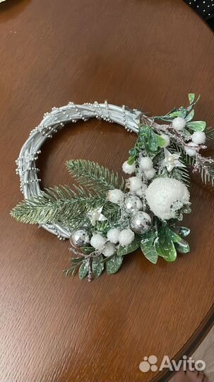 Новогодние украшения, венок