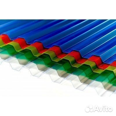 Поликарбонат профилированный мп-20 Прозрачный
