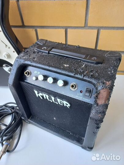 Электрогитара с комбиком бу