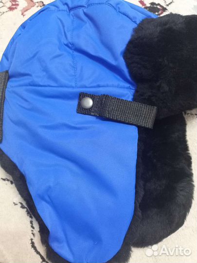 Шапка зимняя мужская,ушанка с мехом