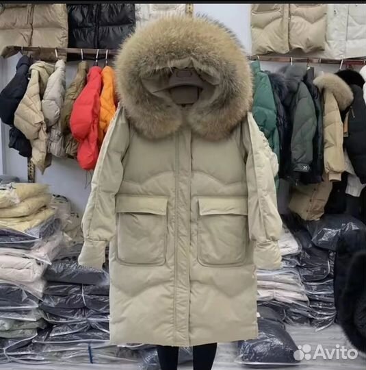 Пуховик зимний женский