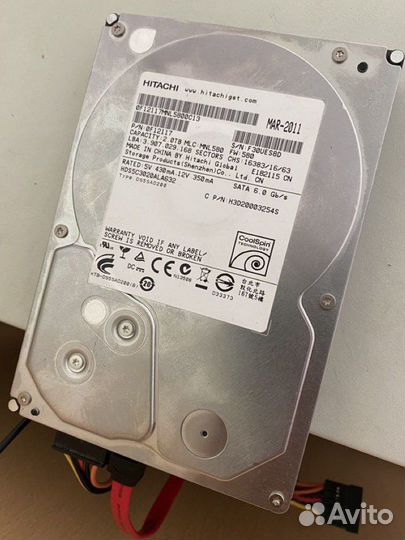 Жеский диск на 2тб Hitachi HDS5C3020ALA632