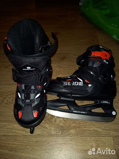 Коньки детские раздвижные 26-31