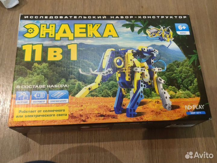 Конструктор робот на батарейках